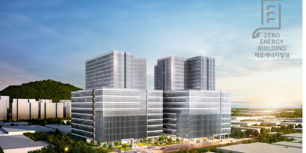 SK에코플랜트, 서부산 지식산업센터 제로에너지건축물 예비인증 획득