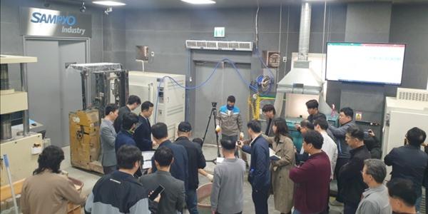 삼표산업, 국내 유일 내한 콘크리트 ‘블루콘윈터’ 시연회 열어 성능 검증 