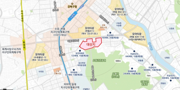서울 번동 저층주거지 신속통합기획 확정, 29층 950세대 숲세권 단지로