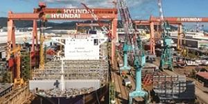 한국 조선사 2023년 선박 수주물량 37.6% 줄어, 중국에 밀려 3년째 2위