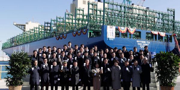 HMM 1만3천TEU급 컨테이너선 인도받아, 김경배 