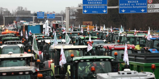 EU 농업 온실가스 목표 없애고 화석연료 보조금 중단 조항 삭제, 농민 거센 시위 영향