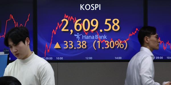 코스피 외국인 기관 순매수에 3일 만에 상승, 코스닥도 810선으로 올라