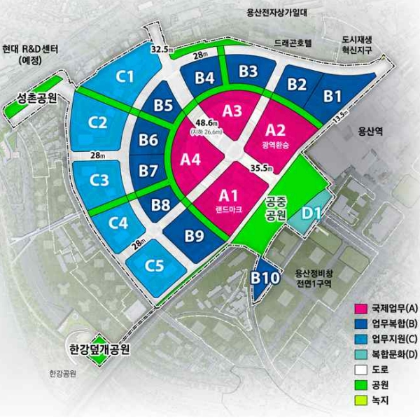 달아오르는 용산 정비사업, 국제업무지구 전초전으로 건설사 물밑경쟁 치열 