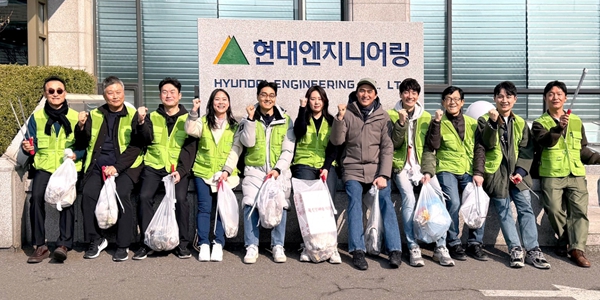 현대엔지니어링, 배우 김석훈과 서울 종로구 북촌 환경정화 봉사활동 진행