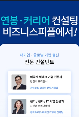 비즈니스피플, 연봉과 커리어에 관한 전문가 컨설팅 서비스 시작