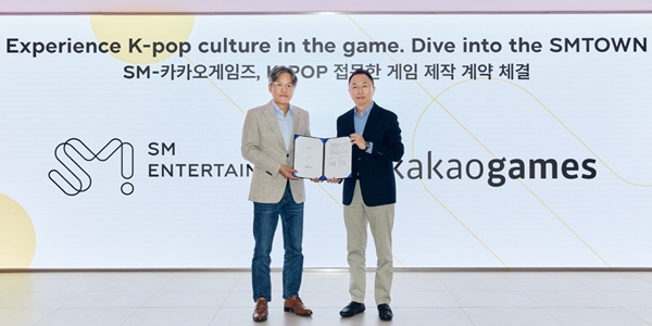 카카오게임즈, SM엔터테인먼트 아이돌 키우는 모바일게임 개발하기로 