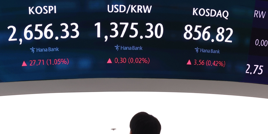 코스피 반도체 금융주 중심 2650선 상승 마감, 코스닥 850선 회복