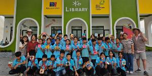 KB국민은행, 임직원 기부금 모아 베트남에 주민과 청소년 위한 도서관 설립