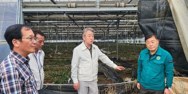 농협중앙회장 강호동 집중호우 피해 현장 방문, “일상 회복 최선 다해 돕겠다”