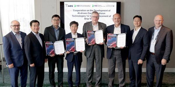 HD현대 조선계열사, AI로 선박 내 사각지대 없앤 미래형 조선 기술 공개