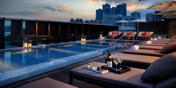 신라스테이 해운대 루프탑 야외 수영장 보름 먼저 개장, 투숙객은 무료 이용