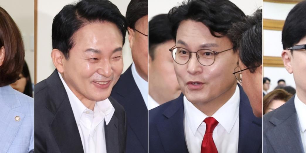 [한국갤럽] 국민의힘 당대표 적합도, 한동훈 38% 원희룡 19% 나경원 14%