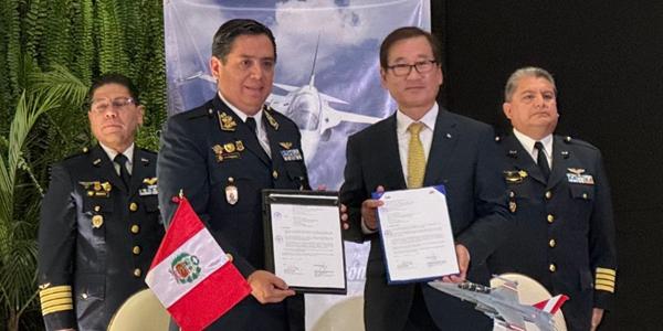 한국항공우주산업, 페루 국영기업과 FA-50 부품 공동생산 업무협약 체결