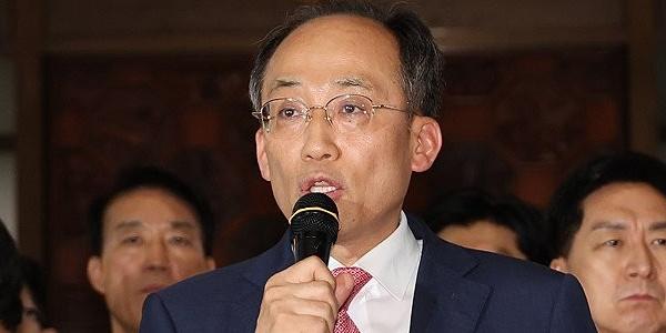 국민의힘 추경호 “민주당의 위헌적 노란봉투법안 반대, 경제 망칠 우려 있어”