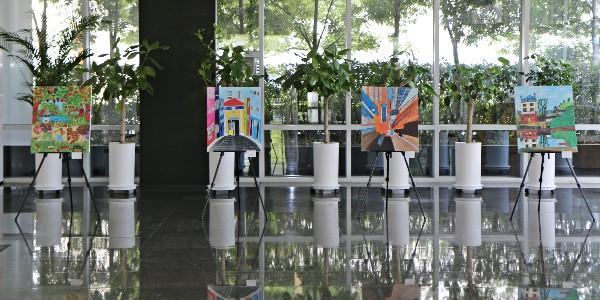 에어부산 장애인 미술작가 작품 전시, “상생과 사회적 책임 다하기 위해 노력”