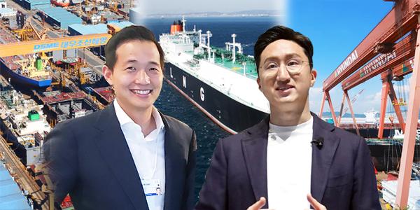 'HD현대 정기선 vs 한화 김동관' 실적 희비, 한국형 구축함 수주전 치열해진다