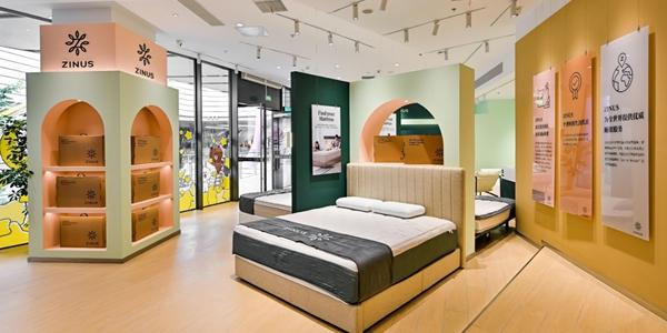 지누스 상하이 쇼핑몰에 첫 플래그십스토어 열어, 