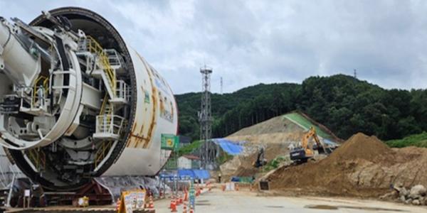 한국철도공단, 평택~오송 2복선화 건설사업 투입 '쉴드 TBM 발진식' 개최