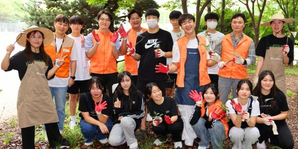 한화생명 여의도중학교에 ‘생태정원’ 조성, 친환경 사회공헌 활동 펼쳐