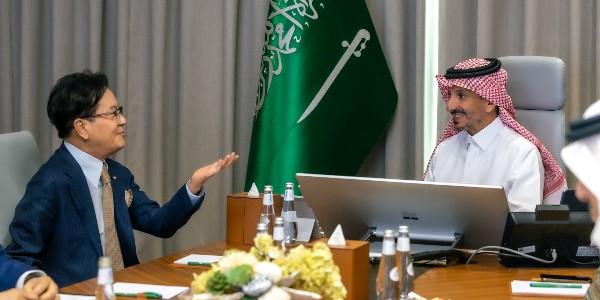 CJ그룹 이재현 사우디 문화·관광 당국 수장 접견, “독보적 시너지 발휘”