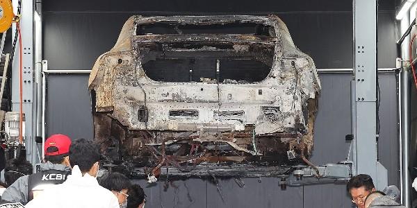 인천 벤츠 전기차 화재원인 불명 결론, 국과수 