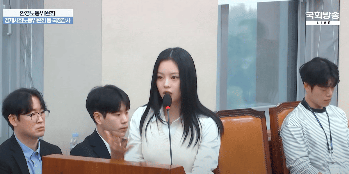환노위 국감 '하이브 내 괴롭힘' 논란 후끈, 뉴진스 하니 