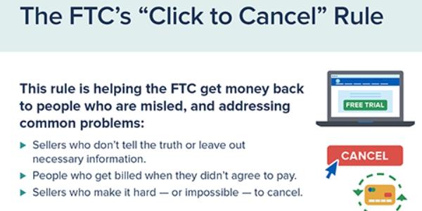 미국 FTC 서비스 '구독 해지'도 쉽게 만들어라, '클릭 투 캔슬' 규정 발표