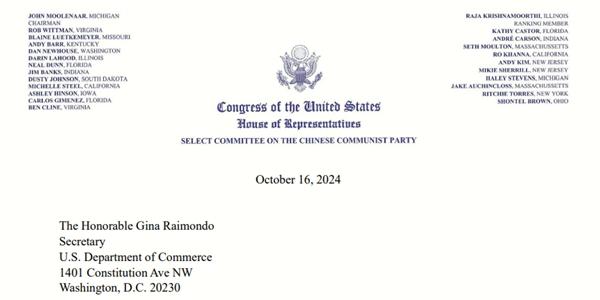 미국 양당 정부에 반도체장비 제조사 관련 우려 서한, 화웨이 공급 차단 목적