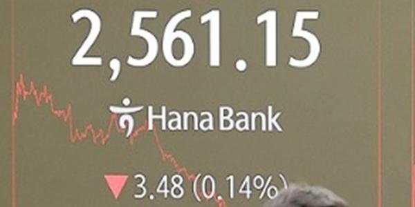 코스피 중국 부양책 대기 경계심리로 2560선  약보합, 코스닥은 1%대 상승