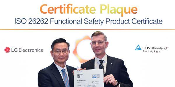 LG전자 차량용 반도체 국제 안전표준 인증 획득, 