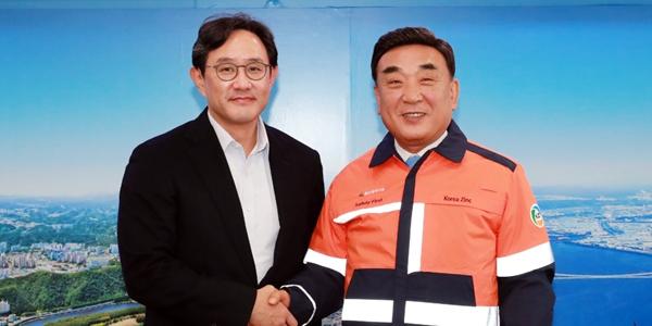최윤범 고려아연 울산 온산제련소 찾아 임직원 격려, 시장 김두겸과 면담도