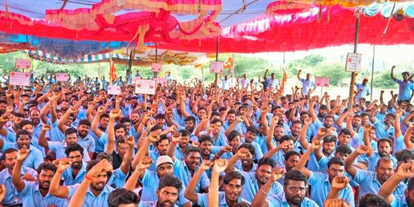 삼성전자 인도법인 노동자 19일 단식투쟁 예고, 파업 보복성 조치 항의 차원