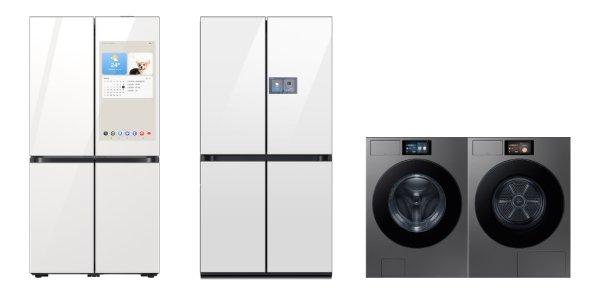 삼성전자 CES서 'AI 홈' 탑재 가전 선보여, 냉장고·세탁기에 터치스크린 탑재