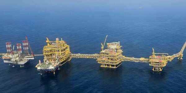 한화오션 건조 고정식 원유생산설비, 카타르 유전서 2주 앞당겨 가동