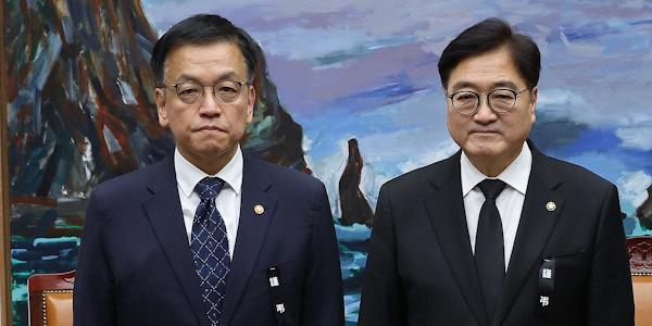 대통령 권한대행 최상목, 우원식 만나 '제주항공 참사' 포함 정국 논의