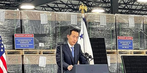 한화솔루션 미국의 중국산 태양광 관세인상은 기회, 김동관 올해 북미 태양광 반등 바라봐