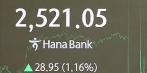 코스피 삼성전자 실적 쇼크 딛고 1%대 강세 2520선, 코스닥도 강보합 
