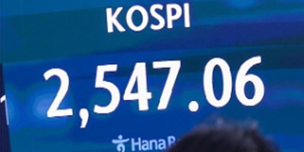 코스피 외국인·기관 쌍끌이 매수 1%대 상승 2540선, 코스닥도 올라 730선