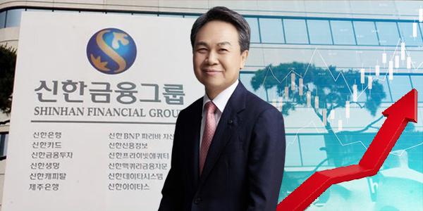 진옥동 신한금융 '비은행 드라이브' 절박해졌다, 지난해 실적 '은행 의존' 심화