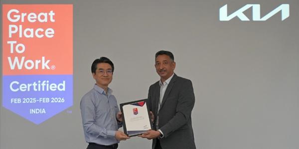 기아 인도권역본부, 글로벌 조직문화평가기관의 '일하기 좋은 기업' 인증 받아