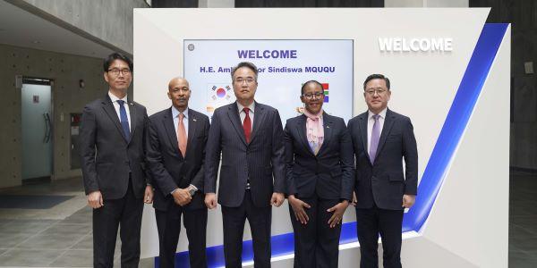 주한 남아공 대사 대한전선 당진공장 방문, 남아공 사업 확대 논의