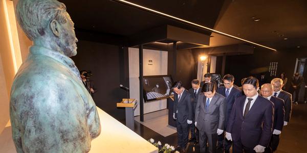 HD현대 정주영 24주기 추모행사 열어, 정기선 