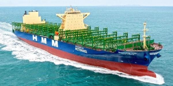 HMM 국내 최초 메탄올 연료 컨테이너선 도입, 국산 9천TEU급