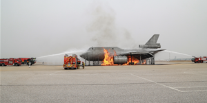 인천공항공사, 조류 충돌 상황 가정한 항공기 화재사고 대응 합동훈련