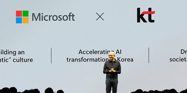2년 만에 방한 나델라 KT·현대차·LG·포스코·HD현대 CEO와 회동, MS의 AI 생태계 동맹 확장