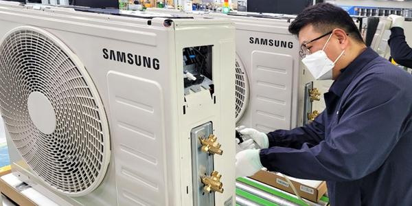 '올 여름 역대급 폭염 예상', 삼성전자 에어컨 생산라인 풀가동 