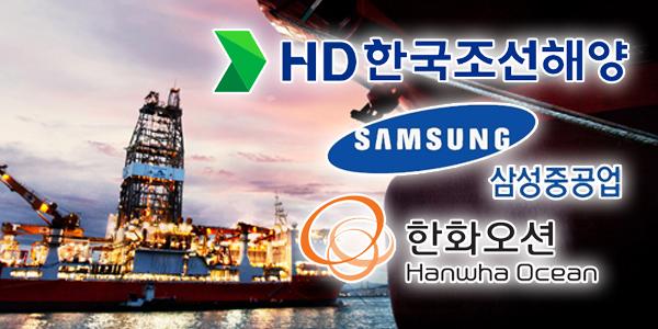 한국 조선사 1~3월 수주 지난해 대비 55% 감소, 글로벌 점유율은 27%