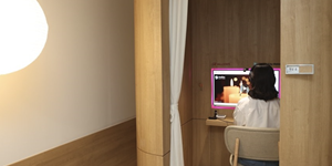 현대건설, '힐스테이트 호매실'에 아파트 전용 명상 공간 'H 카밍부스' 도입