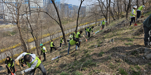 신세계건설, 생태복원 활동으로 서울 마포 노을공원에 나무 160그루 심어 